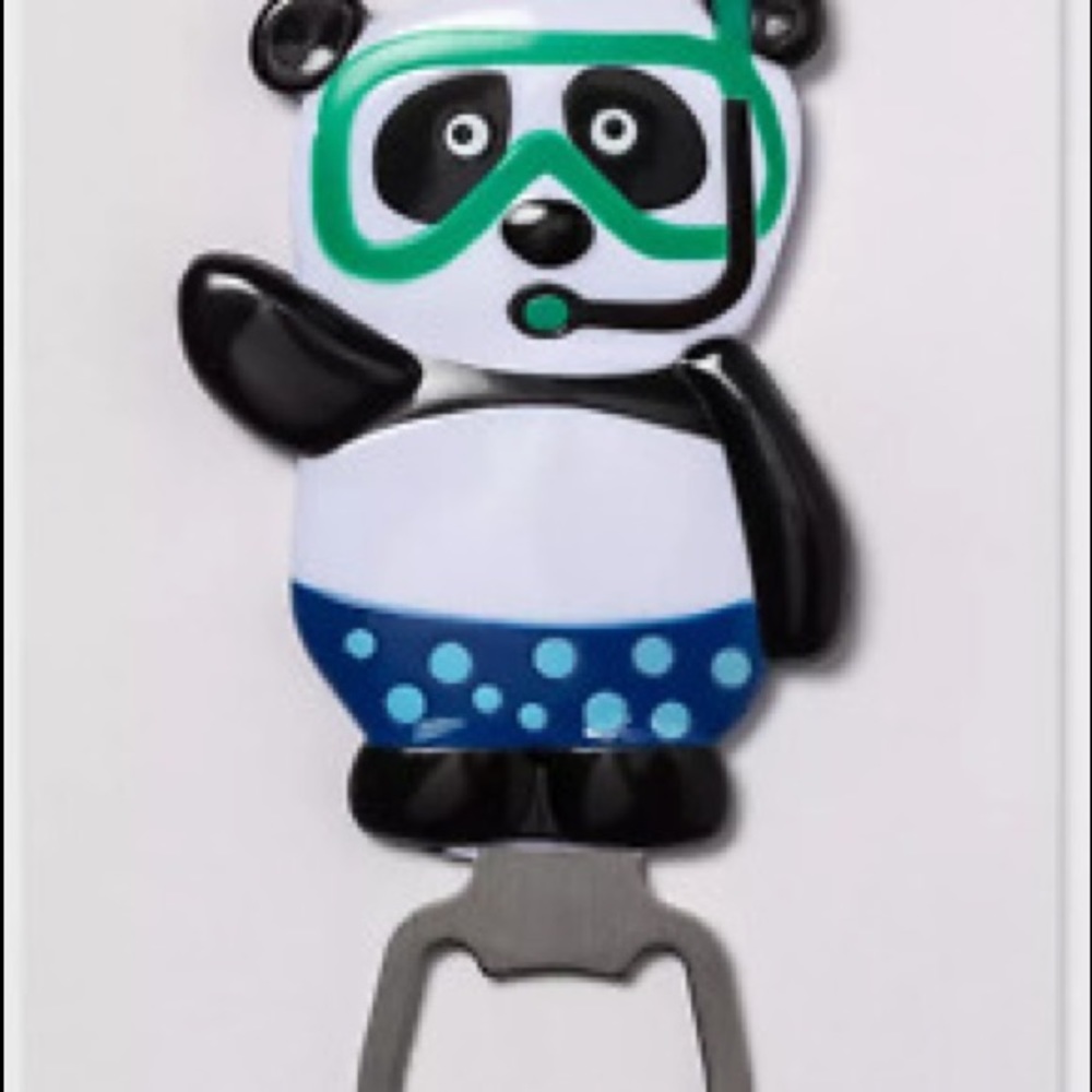 Sun Squad Panda Bottle Opener Unopened
